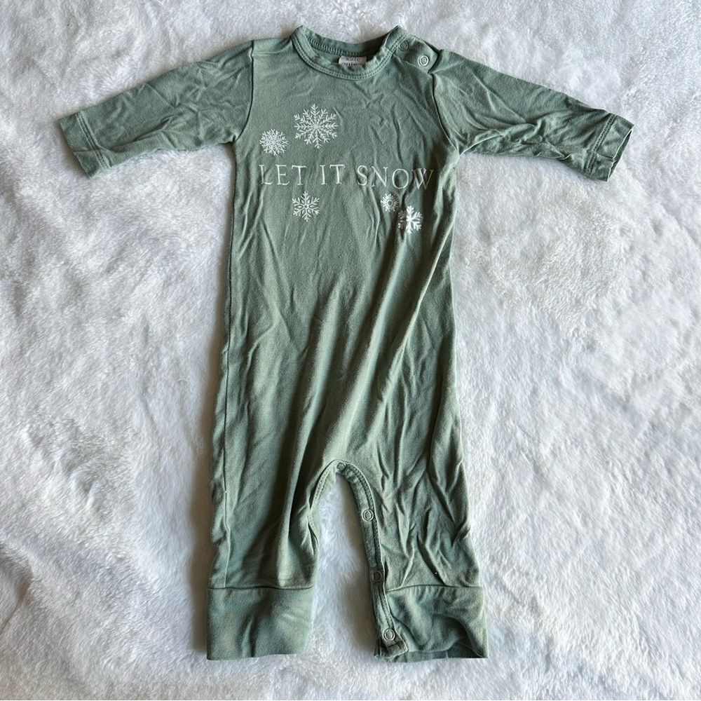Kate Quinn Bamboo Let It Snow One-piece Size 0-3 Months